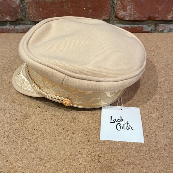 NWT Lack of Color Kids  unisex The Riviera Cap Gold - Picture 4 of 5